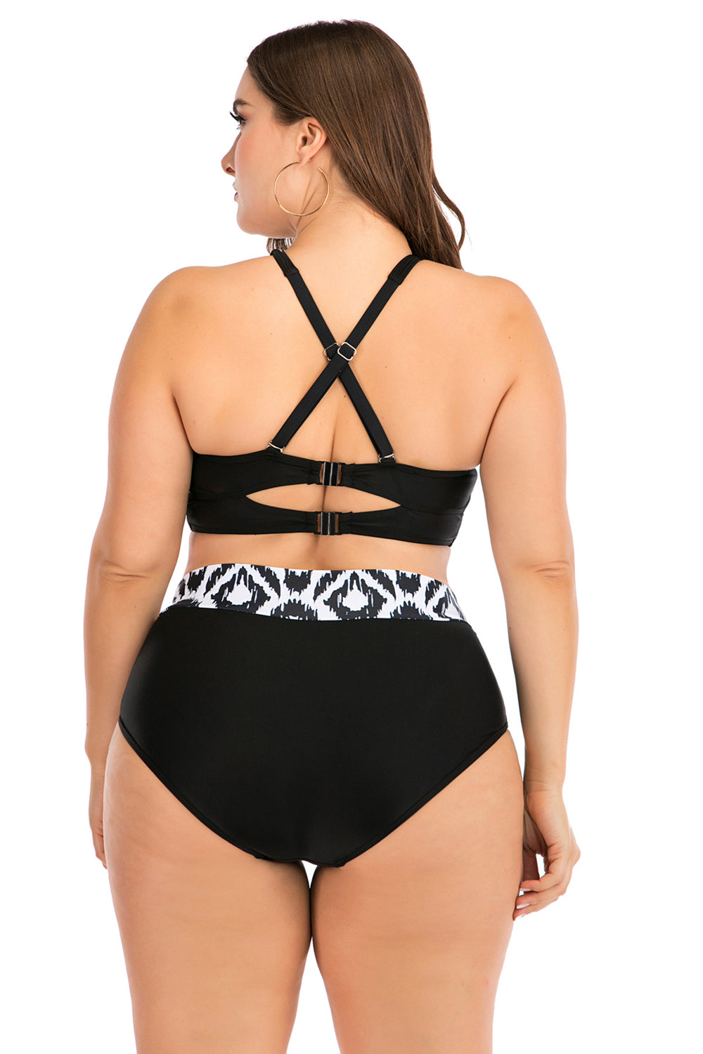 Levoire | Taille Boho Géométrique Ensemble de Bikini Push-up
