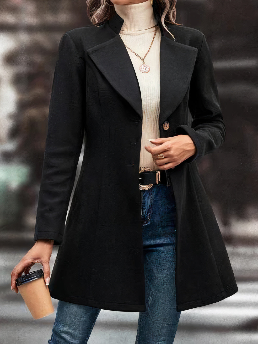 Levoire | Veste De Printemps Pour Le Printemps Noir