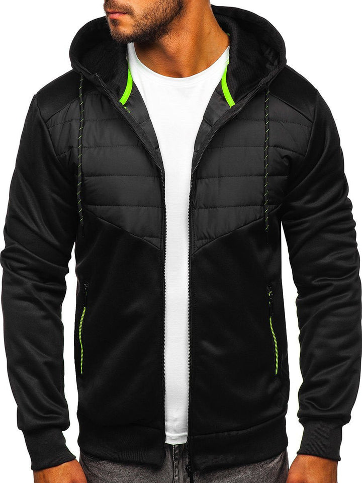 Levoire | Gilet à capuche pratique pour hommes au style décontracté Noir