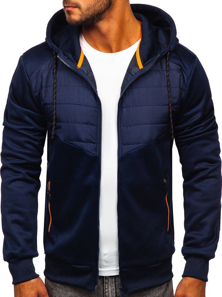 Levoire | Gilet à capuche pratique pour hommes au style décontracté Bleu
