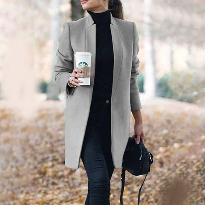 Levoire | Manteau d'automne femme Manteau élégant pour des jours stylés Gris
