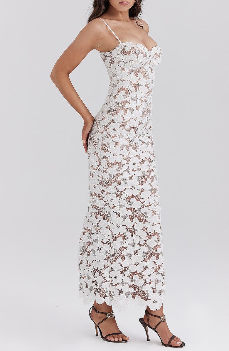 Levoire | Robe Corselet Maxi Blanche Sans Manches