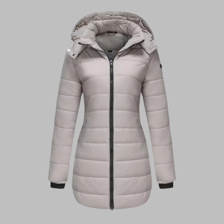 Levoire | Parka À Capuche Longue Pour Femmes Gris