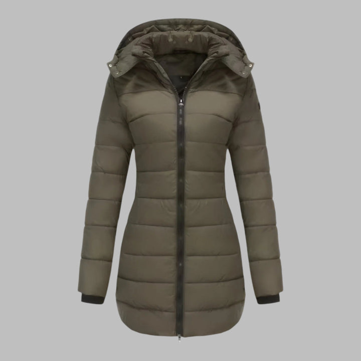 Levoire | Parka À Capuche Longue Pour Femmes Vert