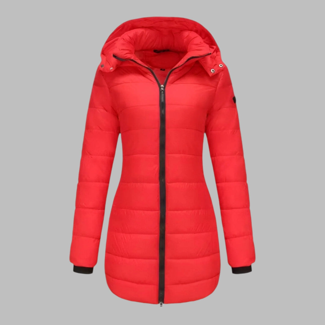 Levoire | Parka À Capuche Longue Pour Femmes Rot
