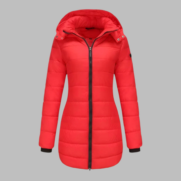 Levoire | Parka À Capuche Longue Pour Femmes Rot