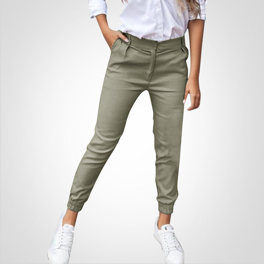 Levoire | Pantalons Extensibles Relaxants vert kaki