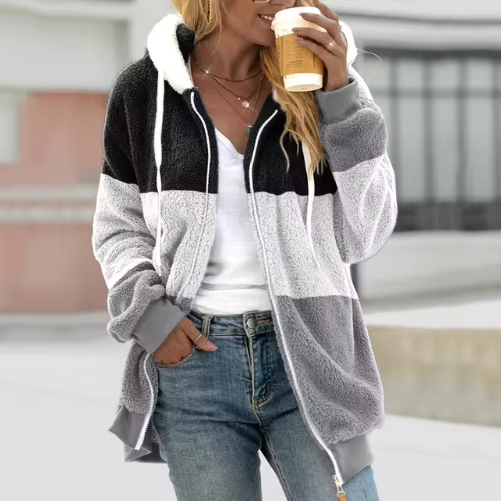 Levoire | Veste Douce Et Élégante D'Hiver Gris
