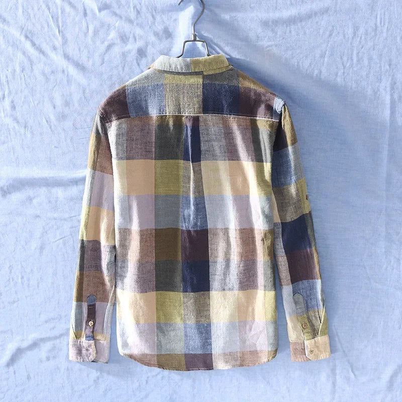 Levoire | Chemise À Carreaux Intemporel Hommes