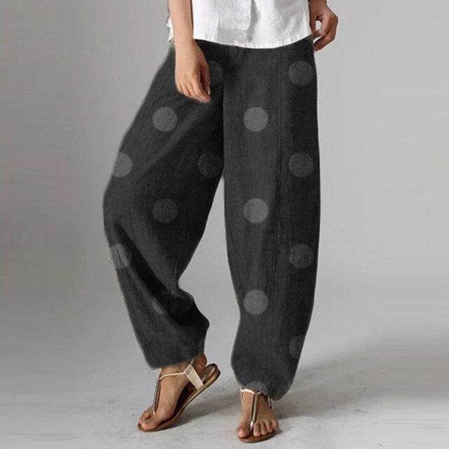 Levoire | Pantalon Vintage Avec Taille Élastique Noir