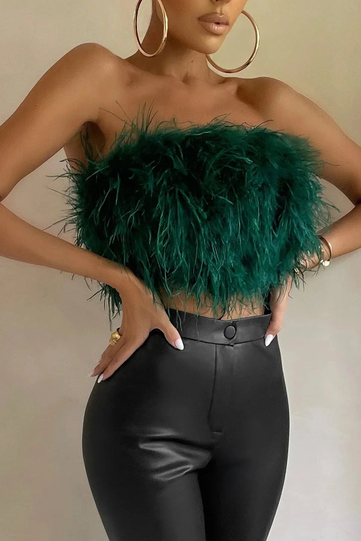 Levoire | Top En Fête Top De Fête Élégant Est Une Tendance Élevée Cette Année Vert