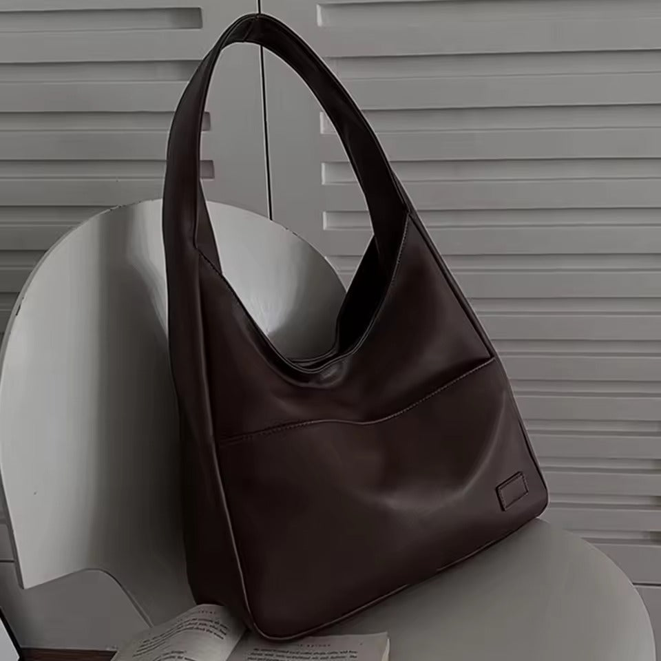 Levoire | Sac Fourre-Tout Élégant Et Spacieux Pour Tous Les Jours Café 35 cm x 32 cm x 12 cm