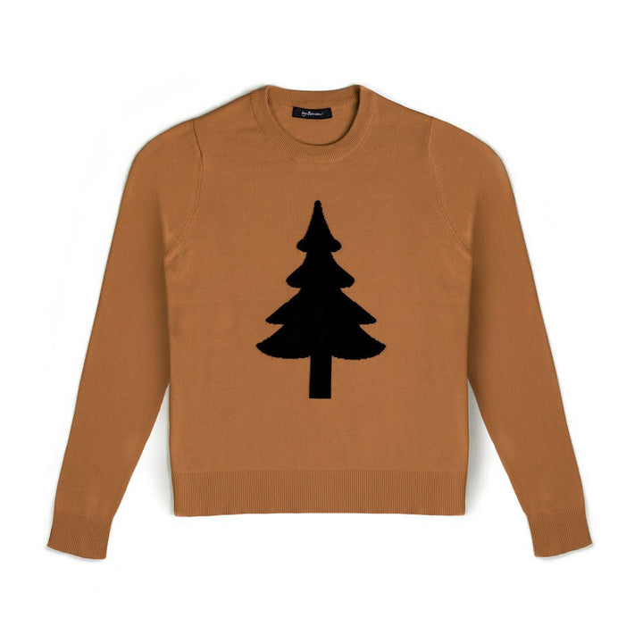 Levoire | Sweatshirt Col Rond Manches Longues Pull Pull Pour Femmes Safran