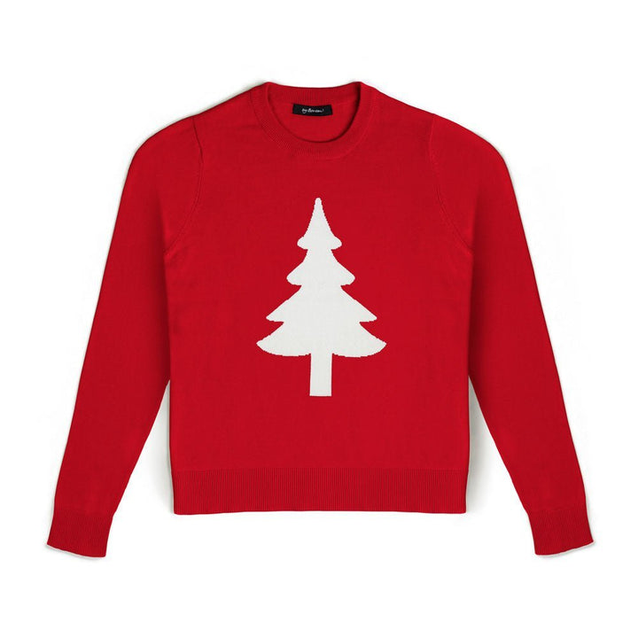 Levoire | Sweatshirt Col Rond Manches Longues Pull Pull Pour Femmes Rot