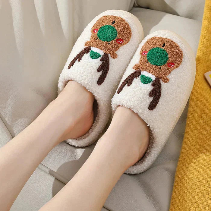 Levoire | Renne Chaussons Pantoufles Bains