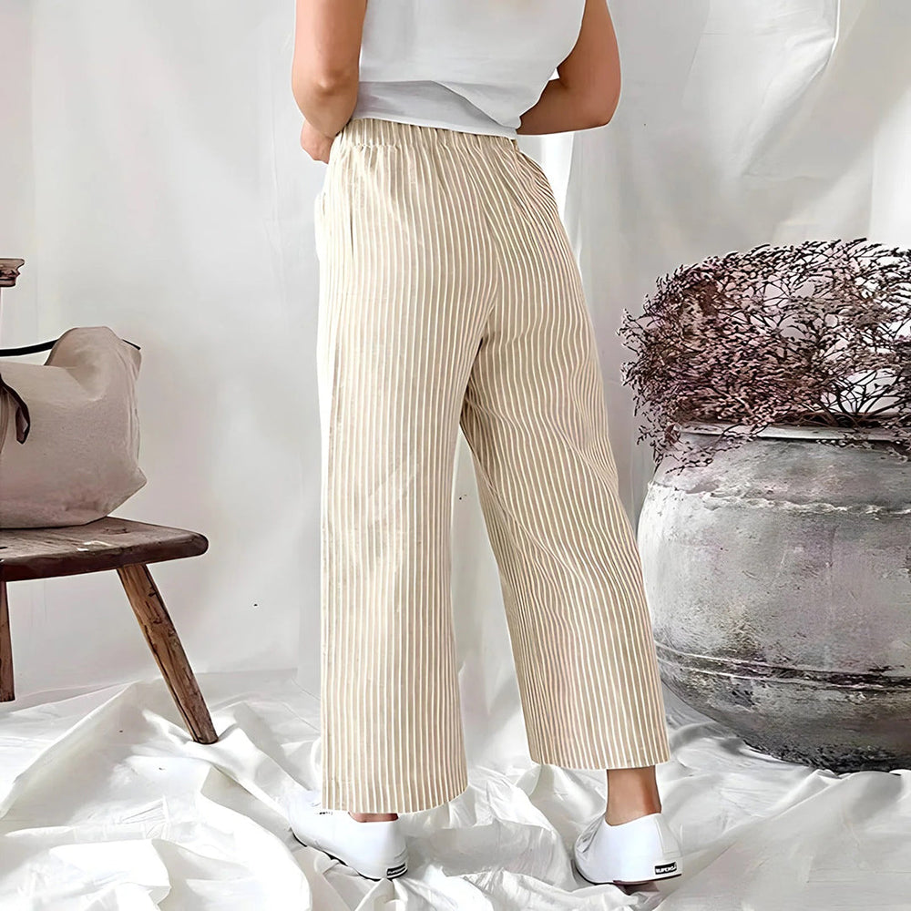 Levoire | Pantalons De Course Rentokangas À Rayures
