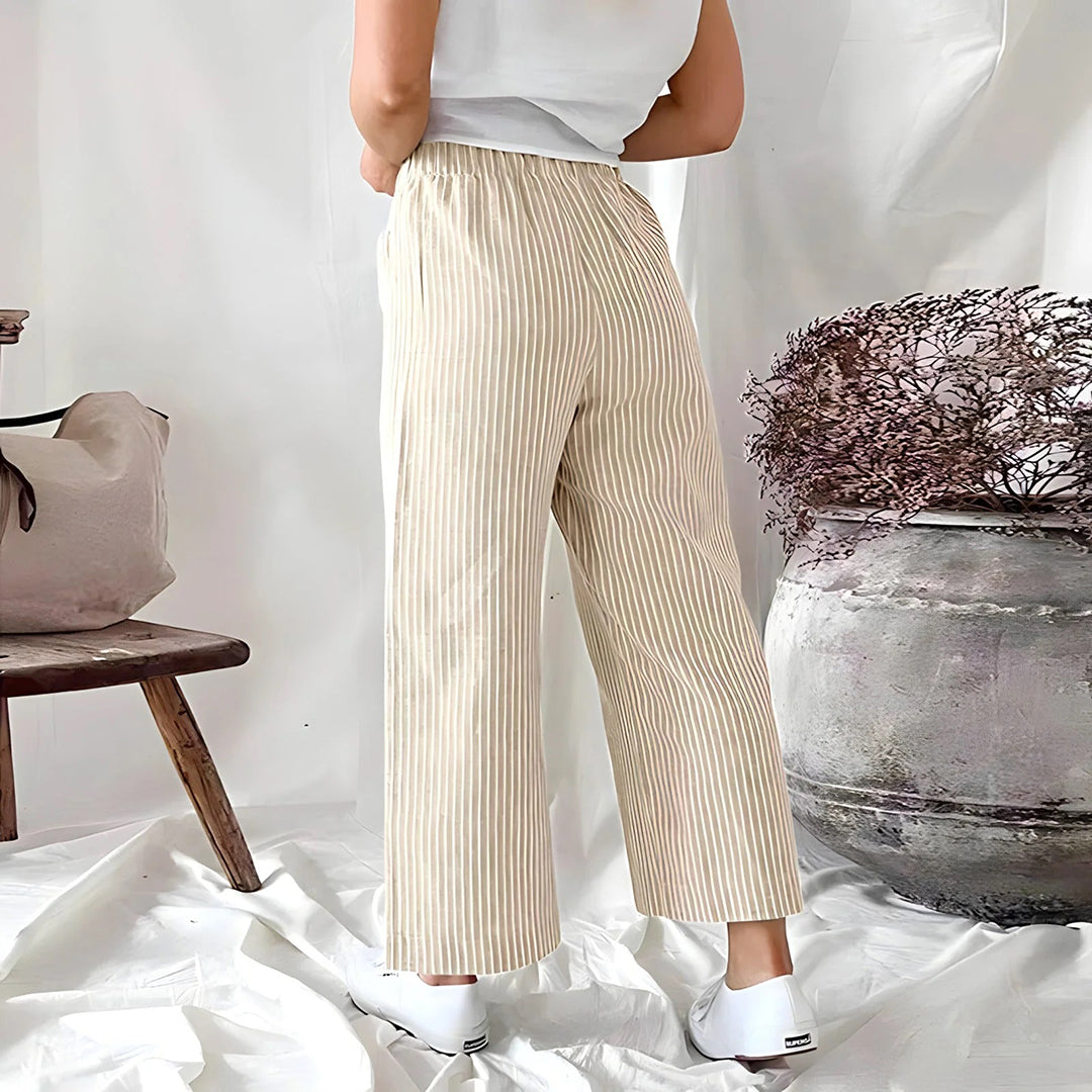 Levoire | Pantalons De Course Rentokangas À Rayures