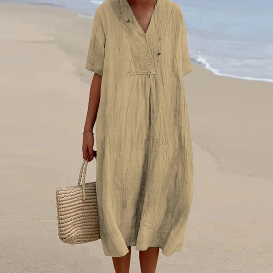 Levoire | Robe Décontractée Ample Khaki