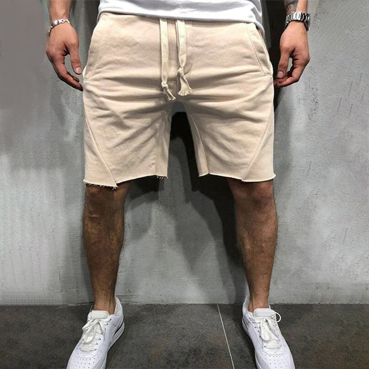 Levoire | Shorts À Cordon De Serrage Pour Hommes Khaki