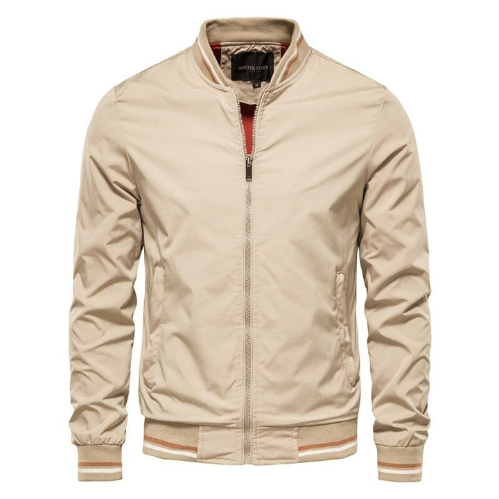 Levoire | Veste Bomber Élégante Pour Hommes Beige