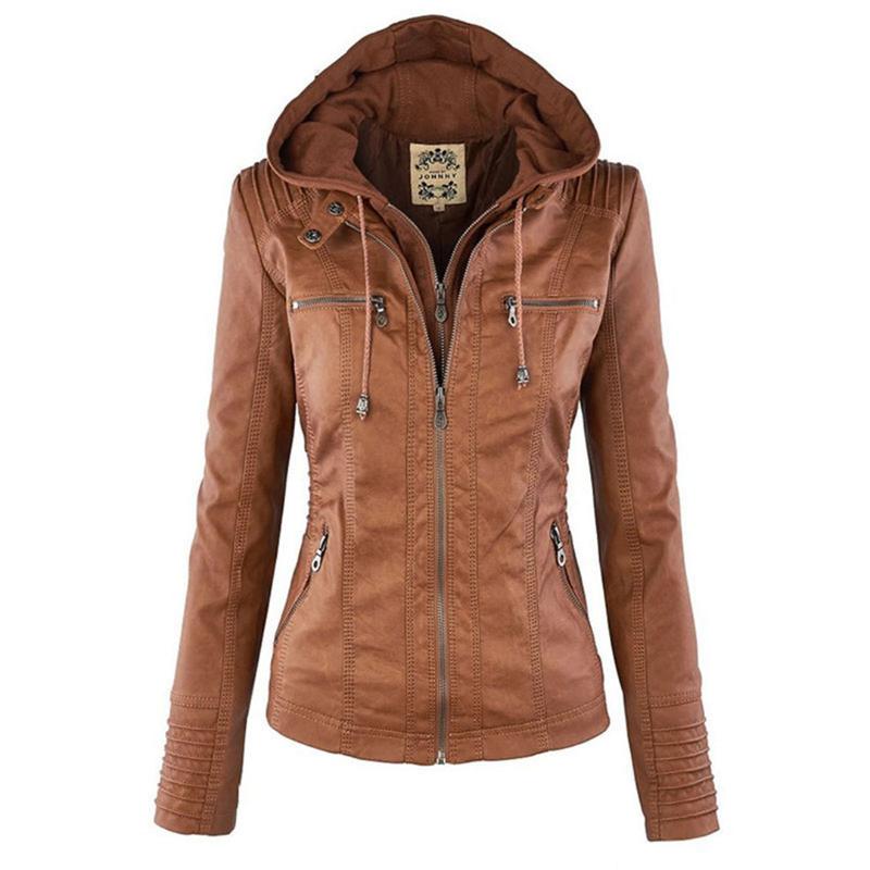 Levoire | Veste En Cuir Au Design Intemporel Braun Veste