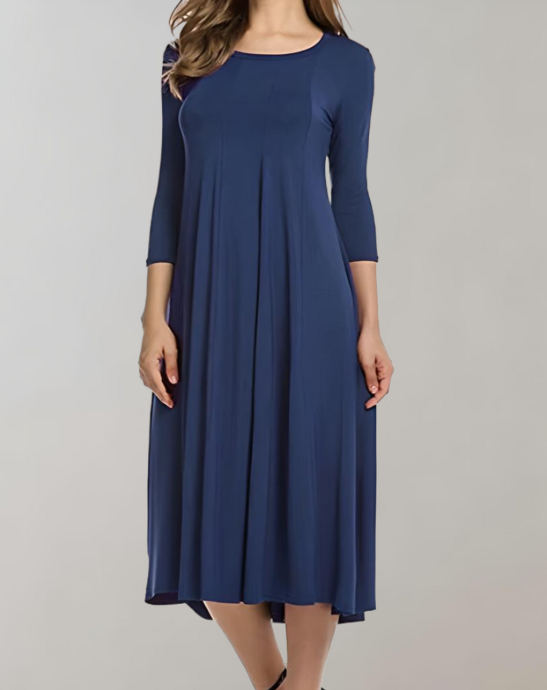 Levoire | Robe D'Été Swing Sans Bretelles Robe Ample Plissée Merensininen