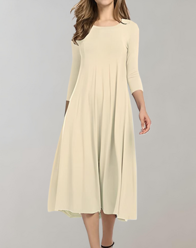 Levoire | Robe D'Été Swing Sans Bretelles Robe Ample Plissée
