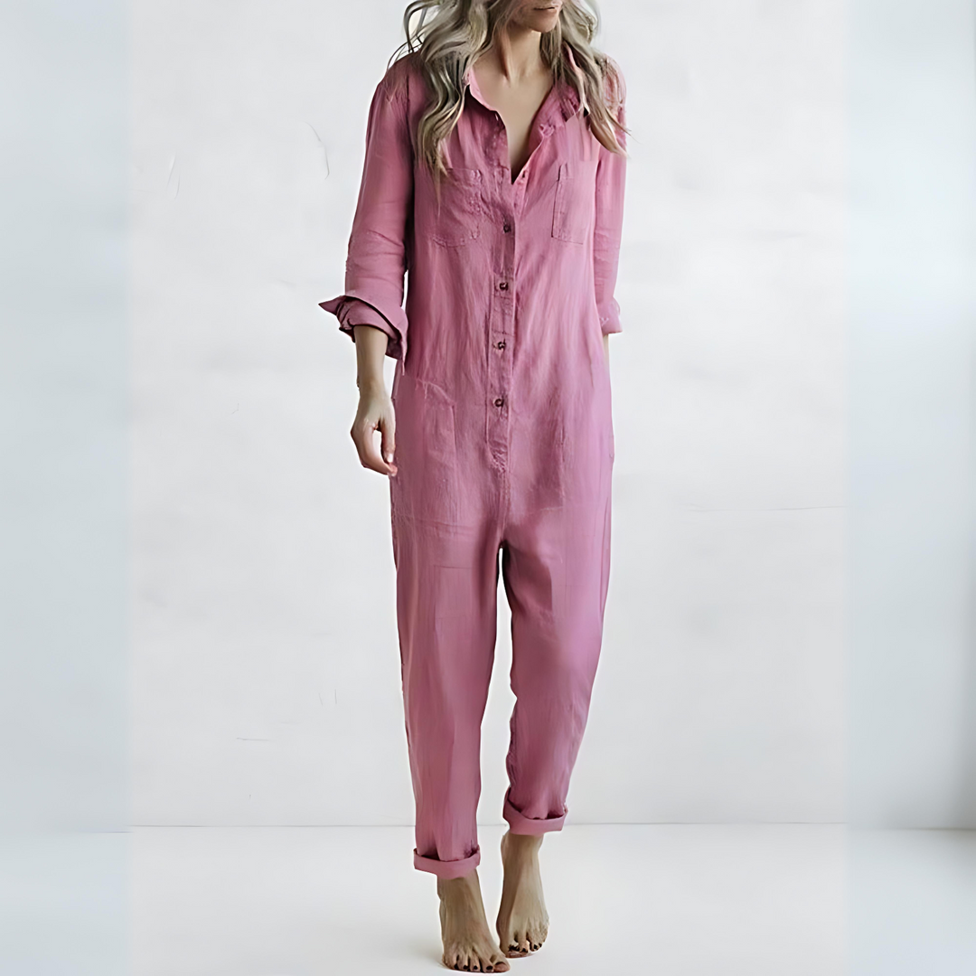 Levoire | Salopette Boho Décontractée Rosa