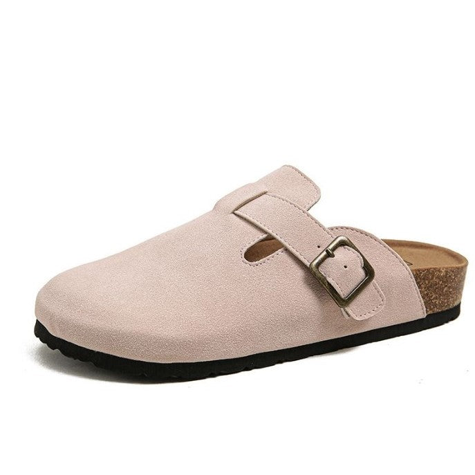 Levoire | Chaussons En Daim Unisex Rosa
