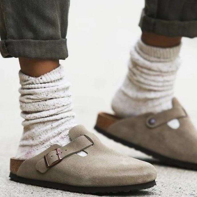Levoire | Chaussons En Daim Unisex