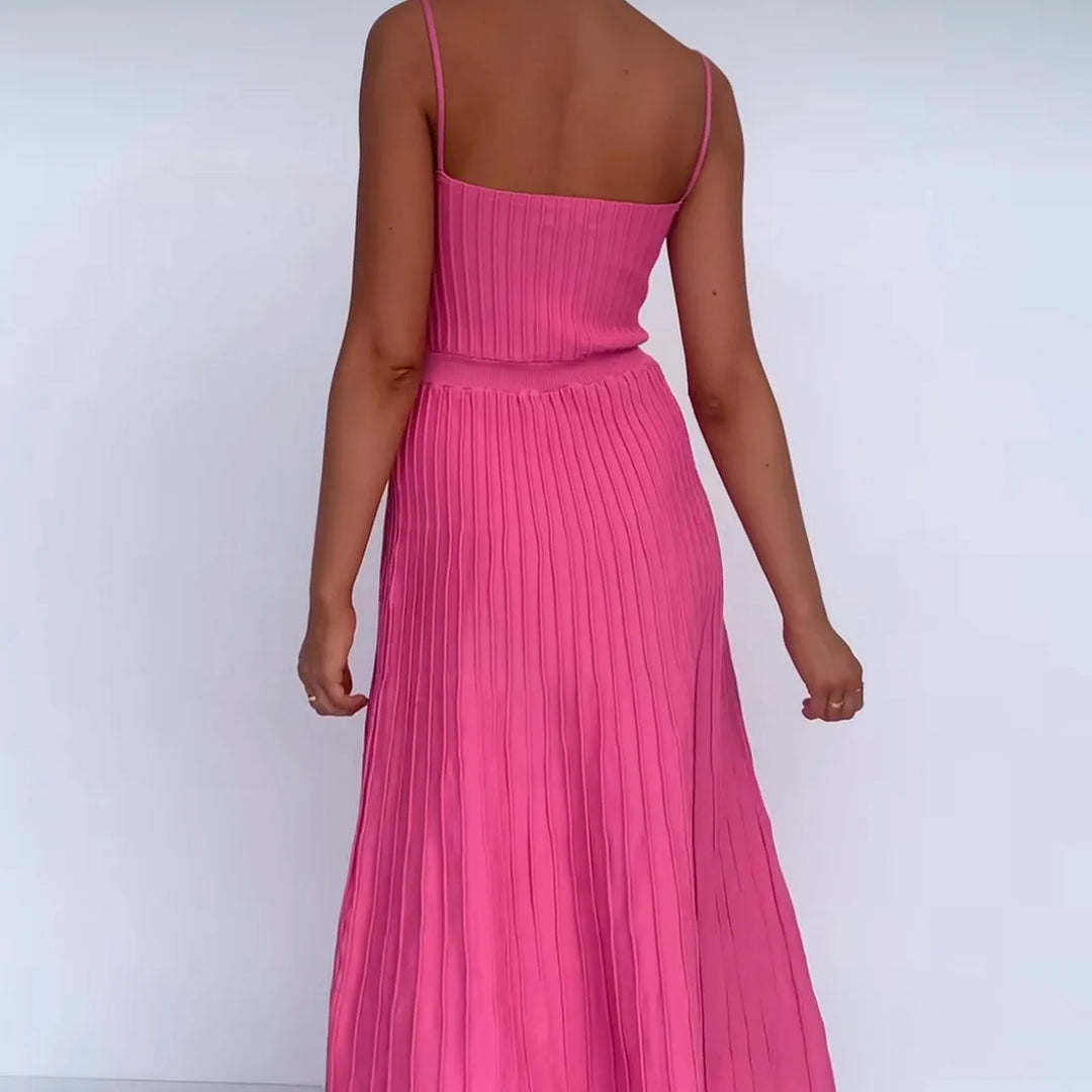Levoire | Robe Midi Élégante En Tricot
