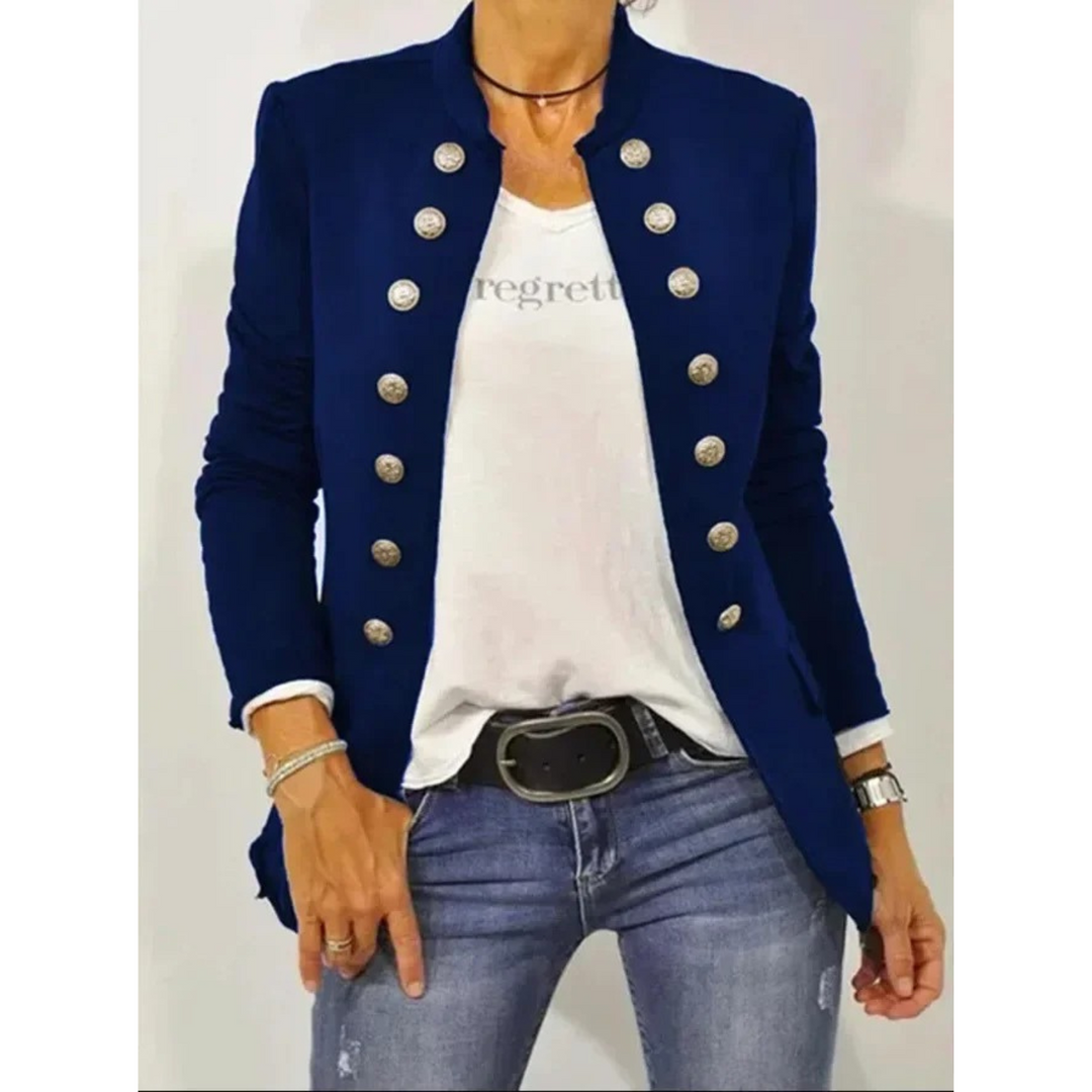 Levoire | Avant Et Manches Longues Veste Femme Noire Bleu