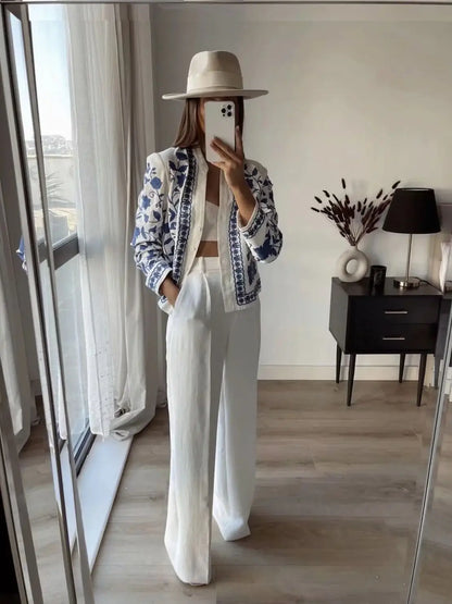 Levoire | Cardigan printanier à fleurs pour femmes