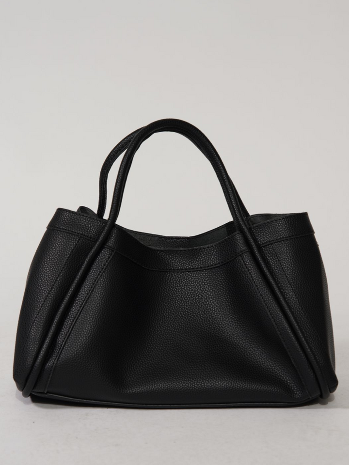 Levoire | Sac À Main Élégant Avec Silhouette Épurée Noir