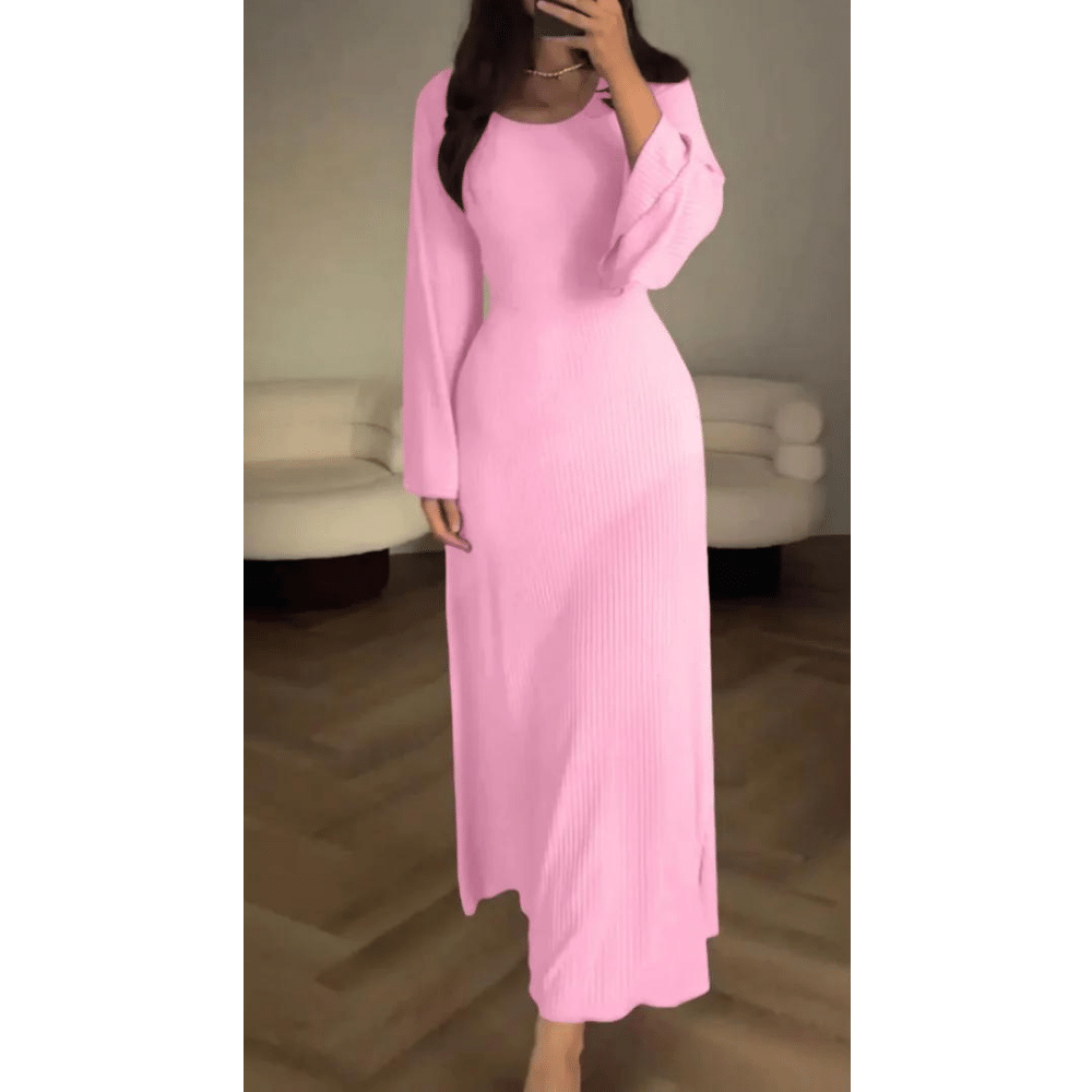 Levoire | Élégant Maxi Robe Intemporelle Classe & Confort Extrême Rosa