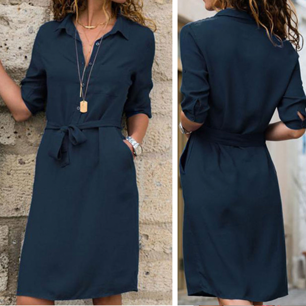 Levoire | Élégante robe pour femme Bleu foncé
