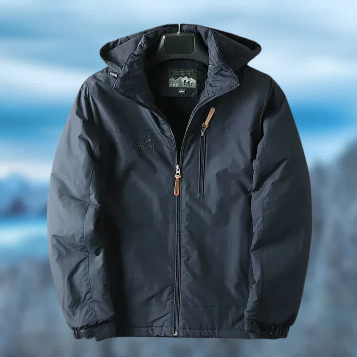 Levoire | Manteau Élégant Et Agréablement Chaud Bleu
