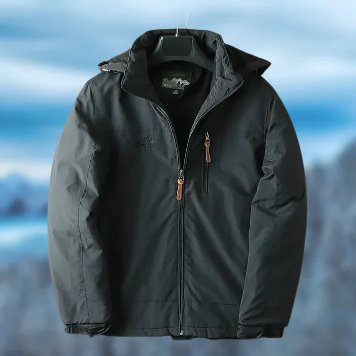 Levoire | Manteau Élégant Et Agréablement Chaud Noir