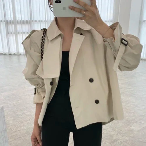 Levoire | Loose Trenchcoat Khaki One-size