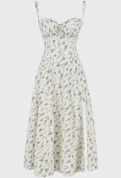 Levoire | Sans Manches Fente Midi Robe Robe D'Été