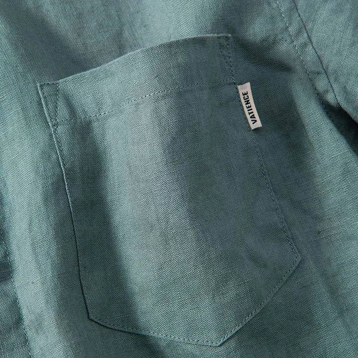 Levoire | Chemise En Lin Style Decontracte Respirant Et Confortable Hommes