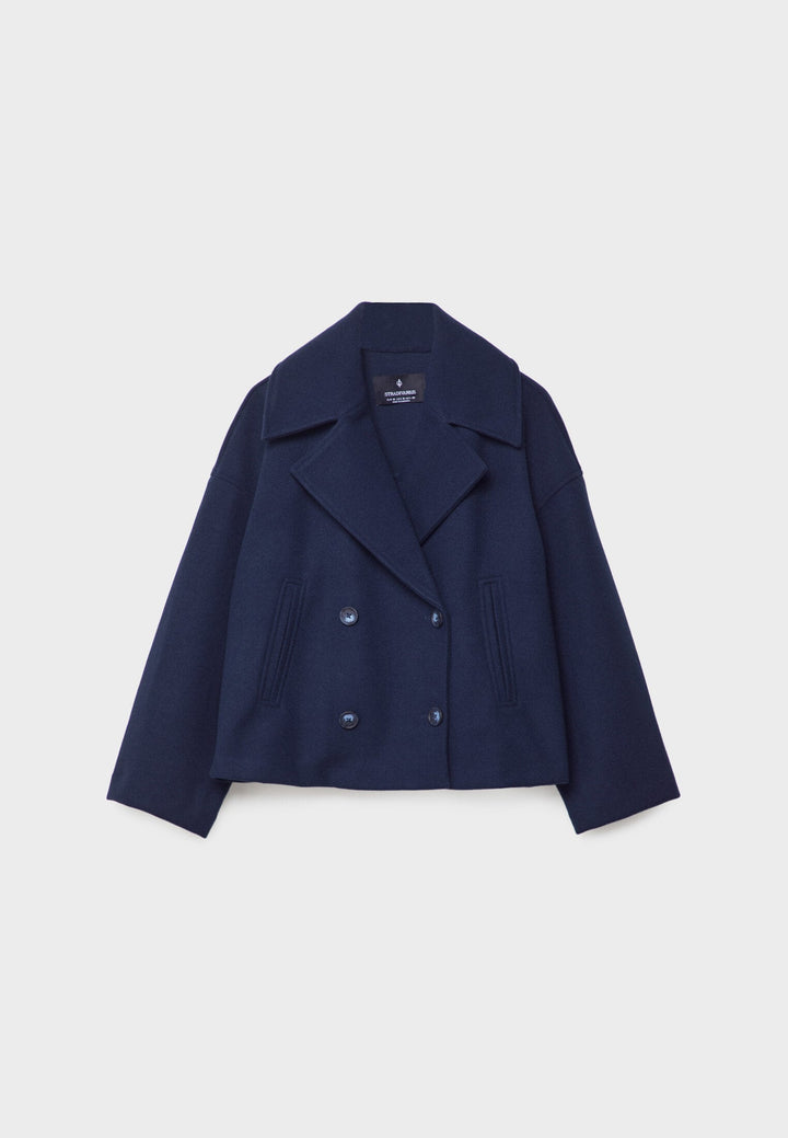 Levoire | Doublé Surdimensionné Manteau En Mélange De Laine Manteau Pour Femmes