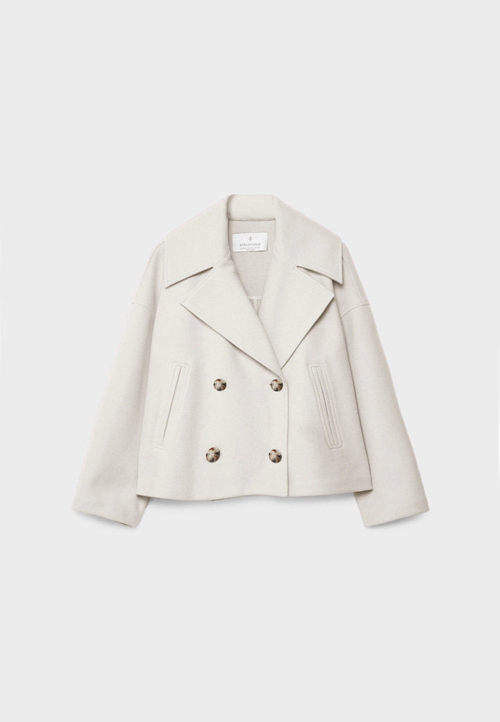 Levoire | Doublé Surdimensionné Manteau En Mélange De Laine Manteau Pour Femmes