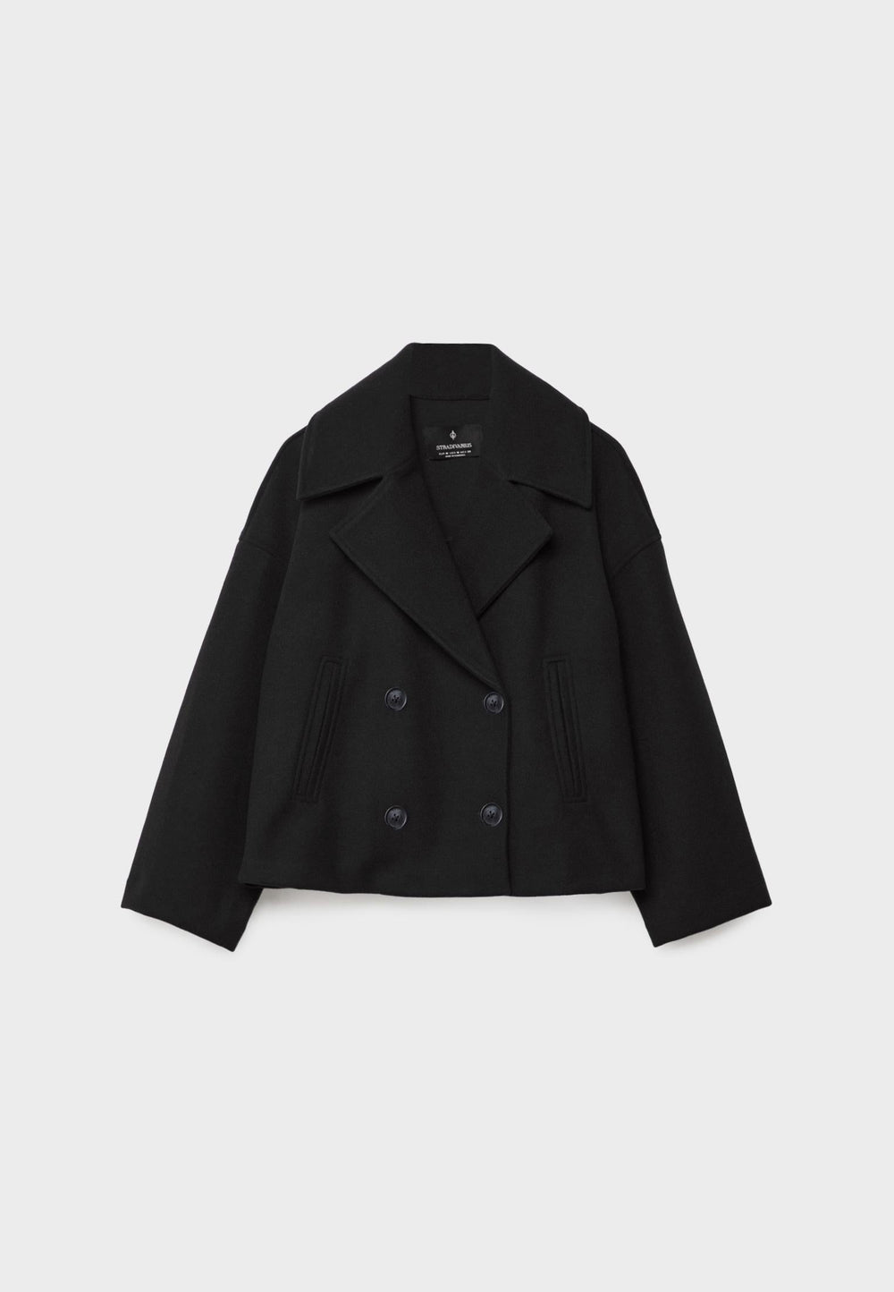 Levoire | Doublé Surdimensionné Manteau En Mélange De Laine Manteau Pour Femmes