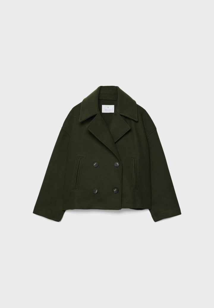 Levoire | Doublé Surdimensionné Manteau En Mélange De Laine Manteau Pour Femmes