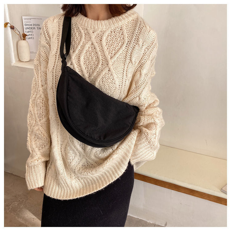 Levoire | Fermeture Éclair Ceinture Réglable Sac Banane En Toile Noir