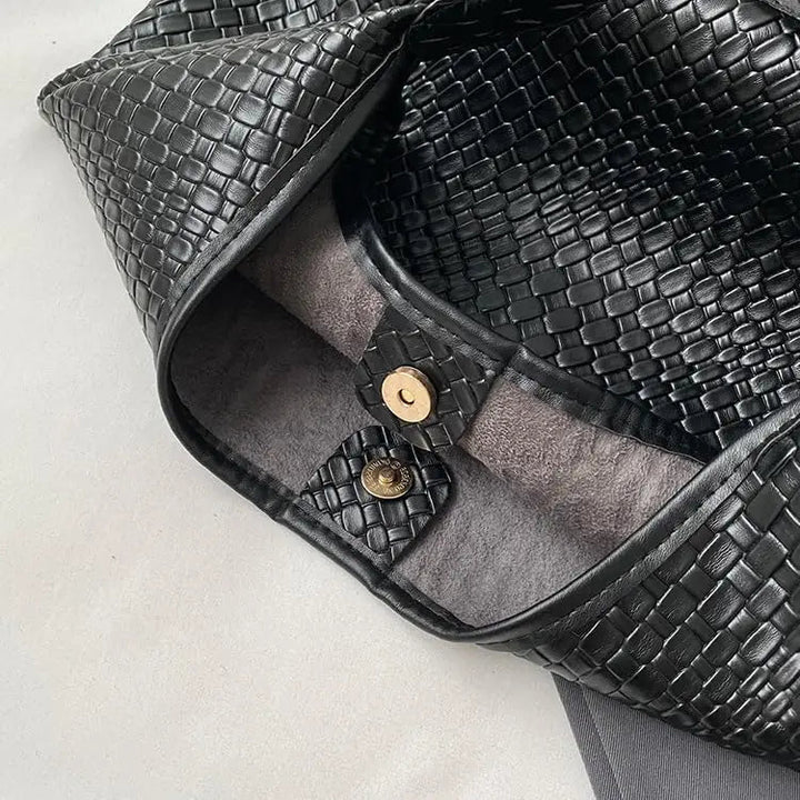 Levoire | Sac Cuir Vegan Quotidien Sac Tissé Sac À Épaule
