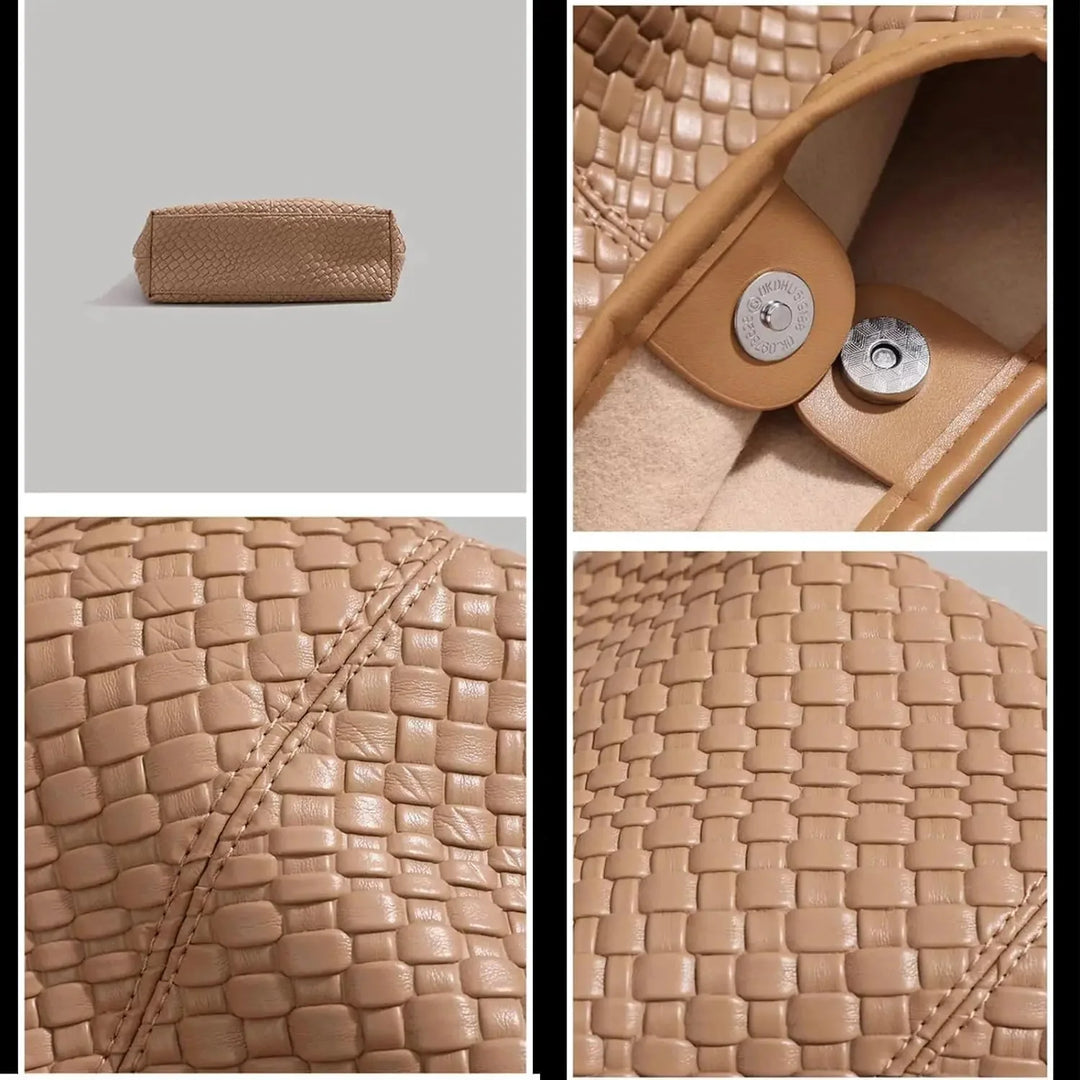 Levoire | Sac Cuir Vegan Quotidien Sac Tissé Sac À Épaule