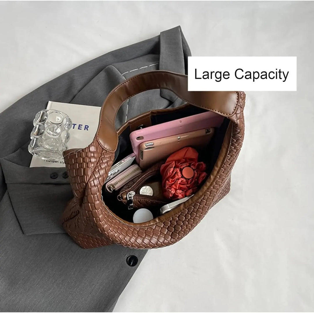 Levoire | Sac Cuir Vegan Quotidien Sac Tissé Sac À Épaule
