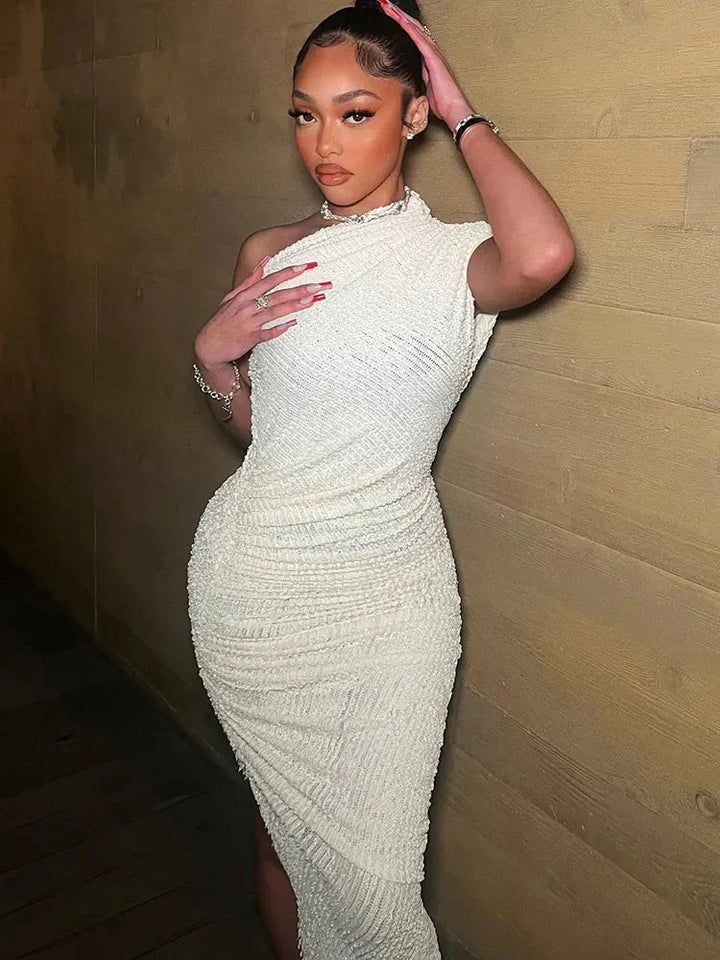 Levoire | Robe Maxi À Épaules Pour L'Été